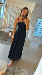 VESTIDO PLISSADO BUSTO ALCINHA