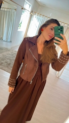 JAQUETA MARROM