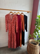 VESTIDO MANGA LONGA LASTEX